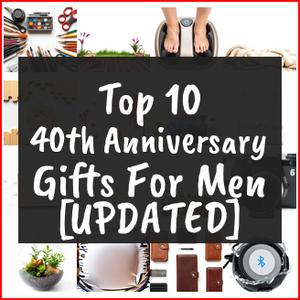 40th anniversary gifts for men