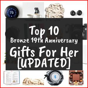 bronze 19th anniversary gifts for her
