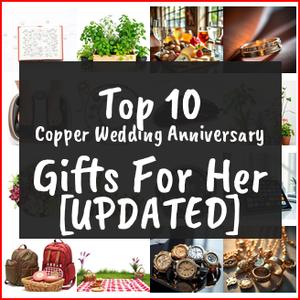 copper wedding anniversary gifts for her