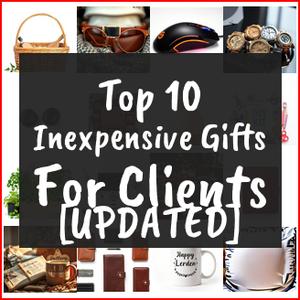 inexpensive gifts for clients